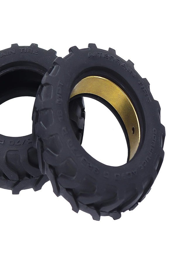 FACCNOY 4pcs Heavy Brass Counterweight Wheel Hub Wheel Ring Clamp Rings for FMS 1/24 Power Wagon FCX24 RC Crawler Car Model Upgrade Part - Image 2
